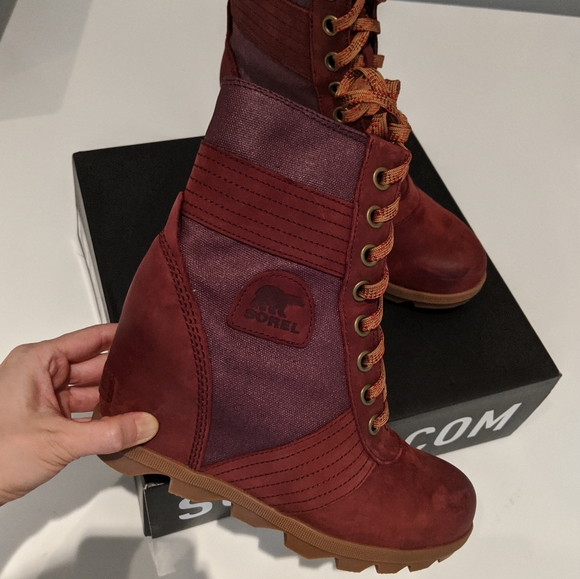 🔥LAST Sorel Waterproof Wedge All-Weather Boots 9 - Picture 2 of 8